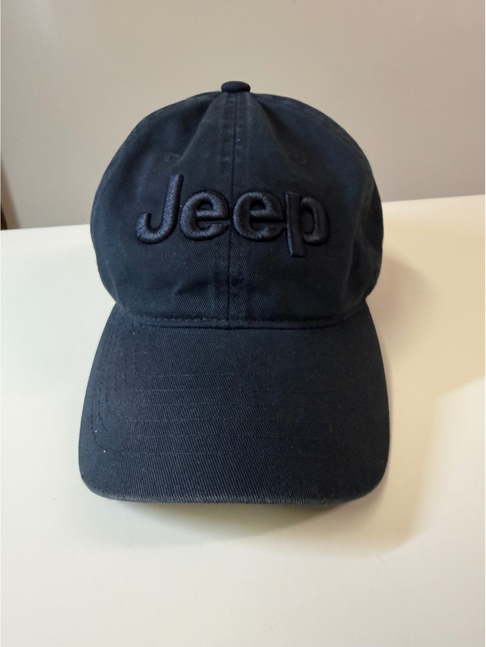 Jeep Black Adjustable Baseball Cap Hat